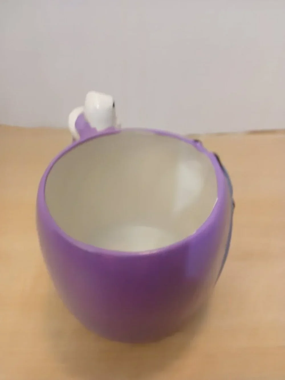 M&M Candies Halloween Ghost Blue Purper Ceramic 16 oz Mug Cup